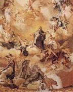 Matthaus Gunther The Apotheosis of St Benedict oil painting reproduction